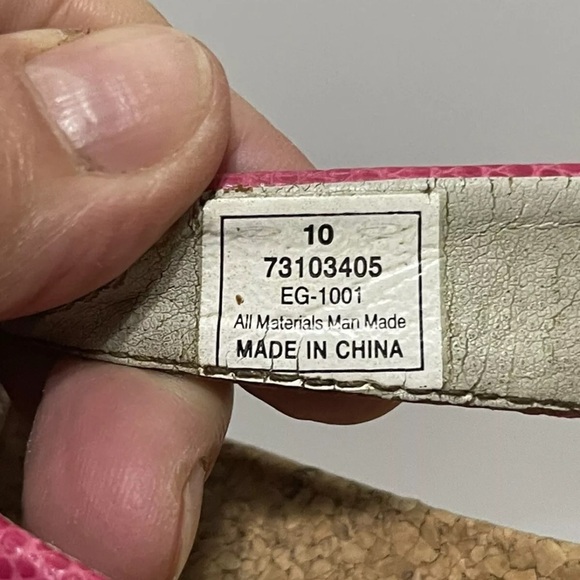 DKNY Pink Cork Sandals DKNY Size 10 M Flip Flop cork Women Sandal Shoes - Picture 4 of 5